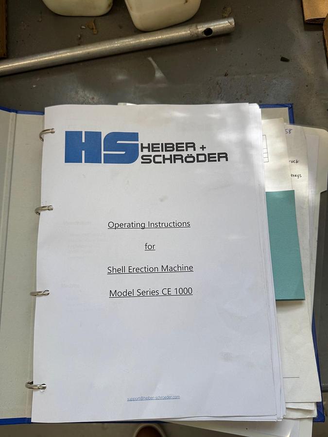 Used 2021 Heiber & Schroder CE 1000-2 carton erecting machine