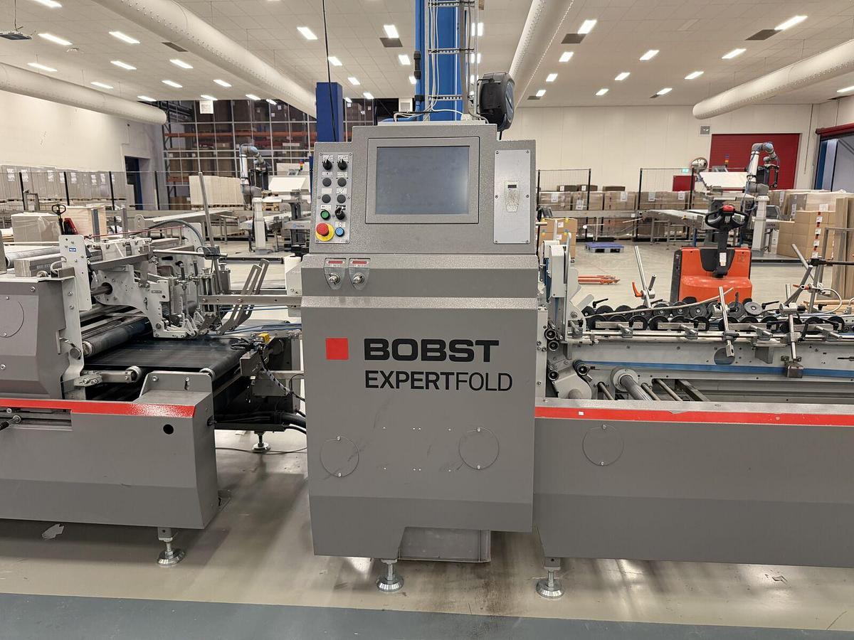 Used Used 2019 Bobst Expert Fold 110-A2 w/ Speedway 2 and 4/6 corner