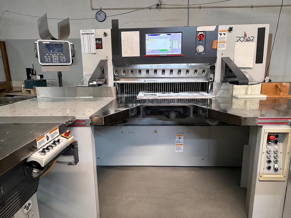 Used Used 2021/22 POLAR 115 / 45" FULL PAPER HANDLING SYSTEM