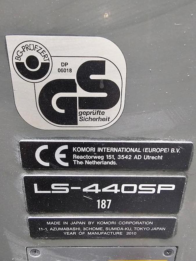 Used 2010 Komori LS-440-SP