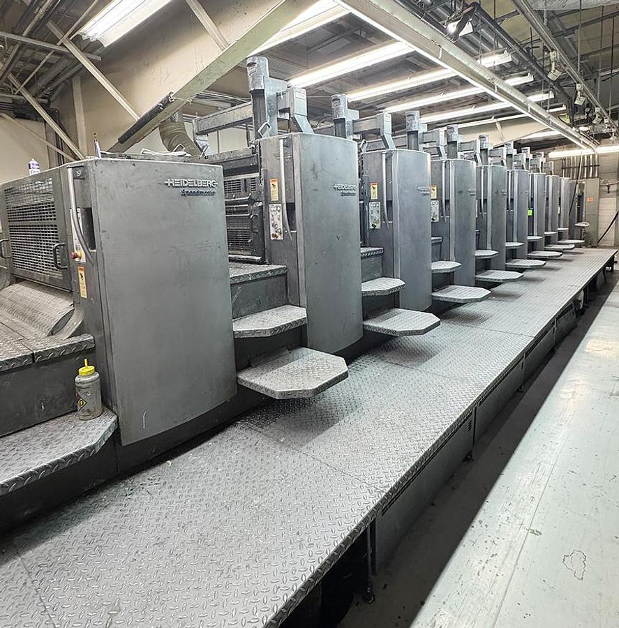 Used 2005 Heidelberg CD102-8+LX hybrid UV