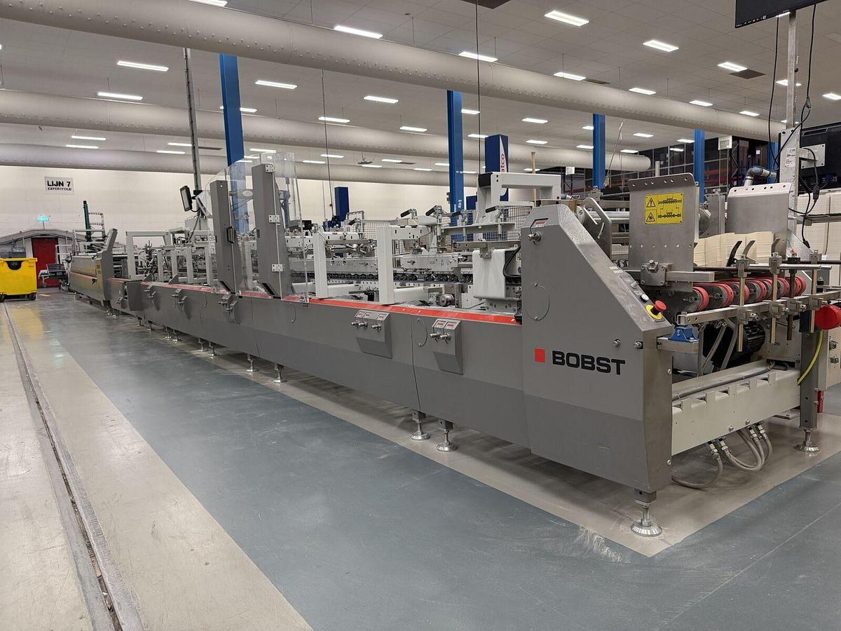 Used Used 2019 Bobst Expert Fold 110-A2 w/ Speedway 2 and 4/6 corner