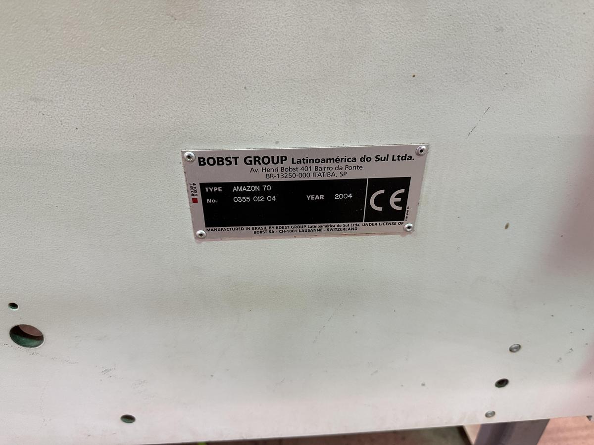 Used Used 2004 Bobst AMAZON 70