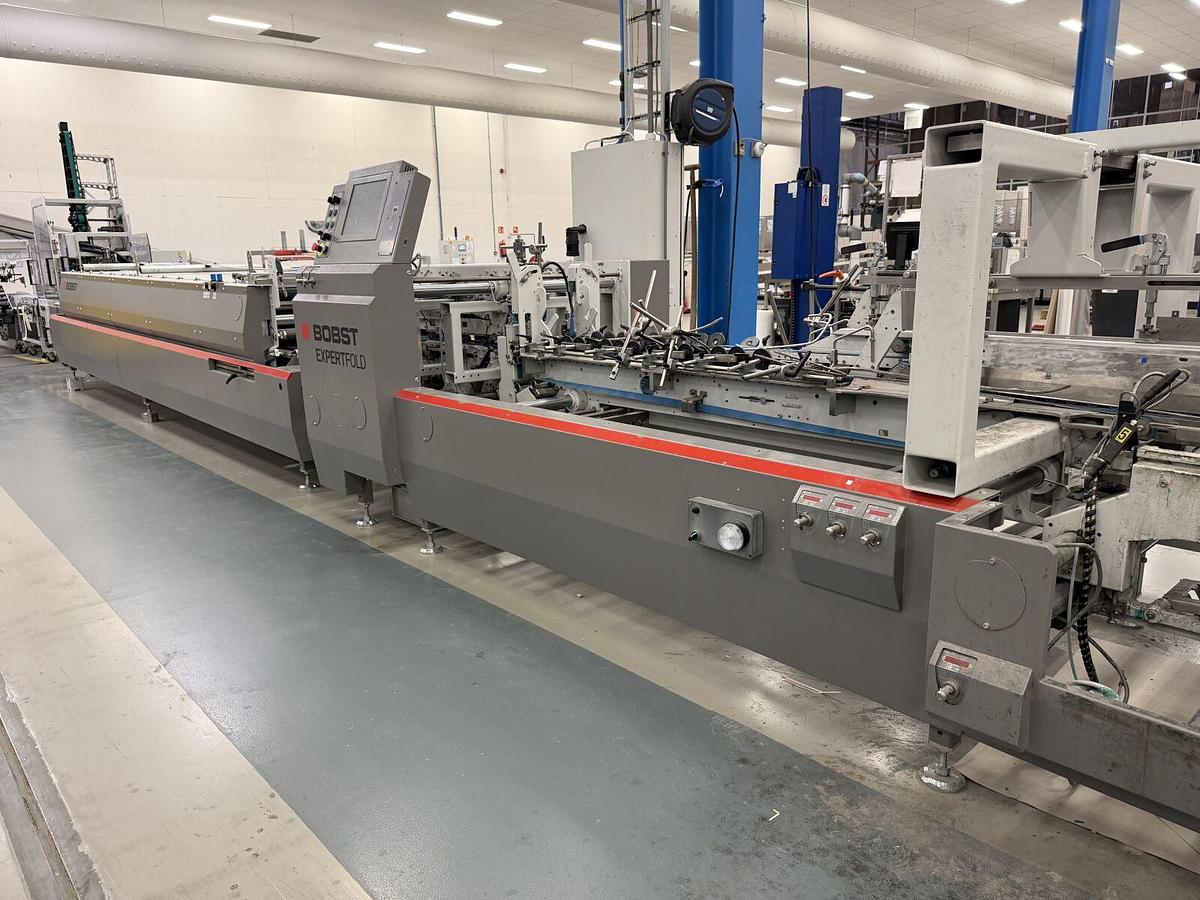 Used Used 2019 Bobst Expert Fold 110-A2 w/ Speedway 2 and 4/6 corner
