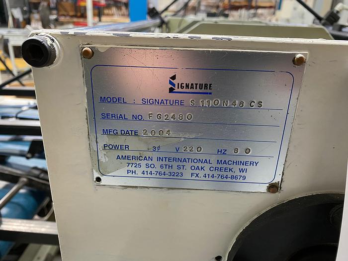 Used 2004 Signature S110 N46 CS