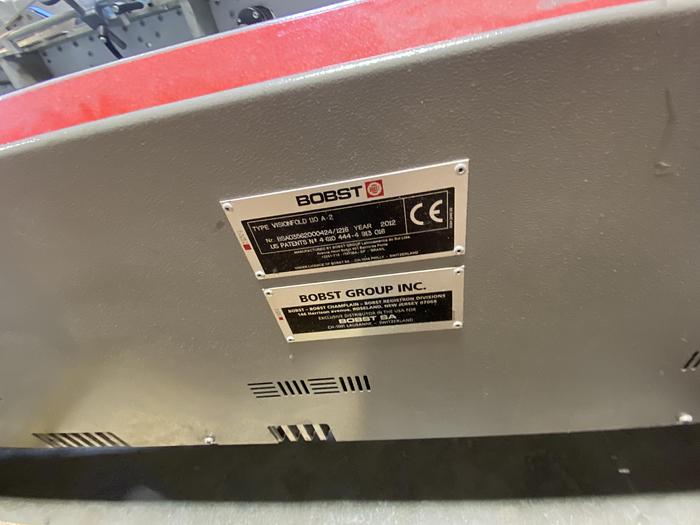Used 2012 Bobst Vision Fold 110 A2