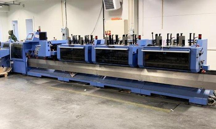 Used 2012 Muller Martini Presto E90 saddle stitcher