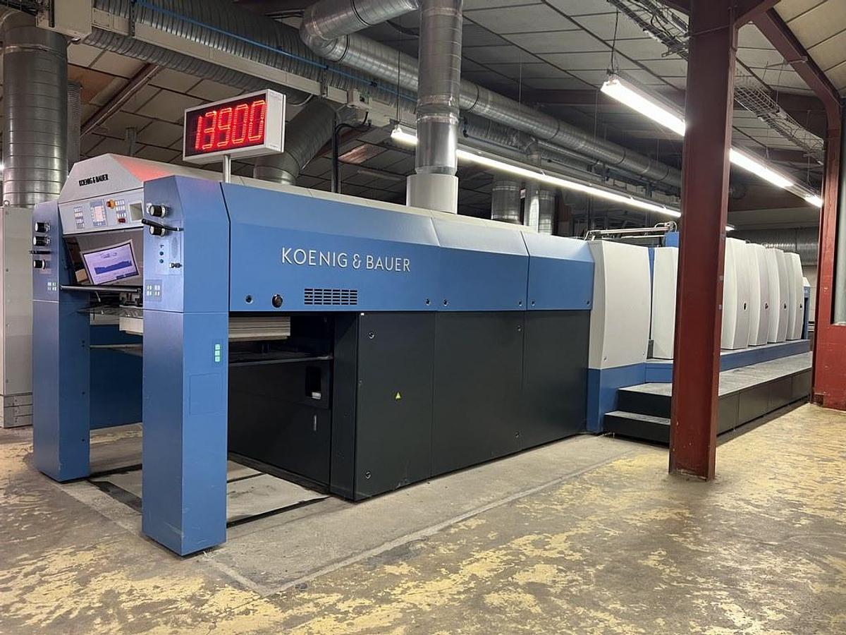 Used 2019 KBA Rapida 105-5+L FAPC ALV2 CX - Hybrid UV & LED-UV