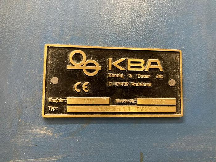 Used 2012 KBA 106-6-LTTL