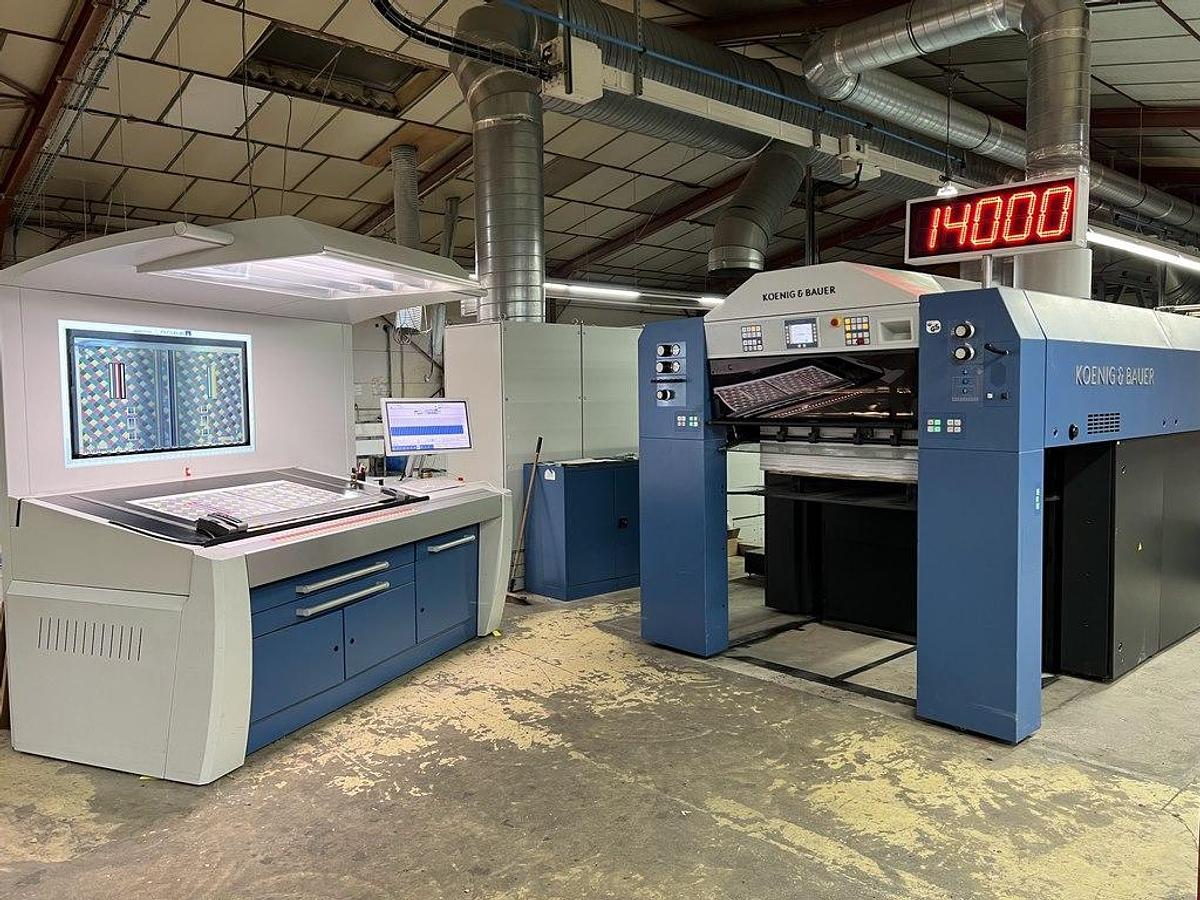 Used 2019 KBA Rapida 105-5+L FAPC ALV2 CX - Hybrid UV & LED-UV