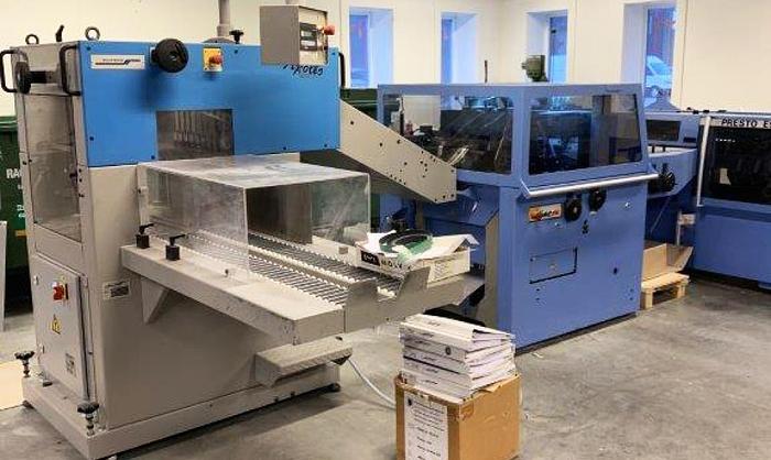 Used 2012 Muller Martini Presto E90 saddle stitcher