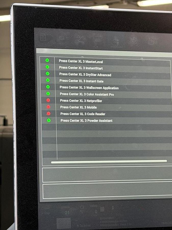 Used Used 2023 Heidelberg XL 106-6+L UV Drying