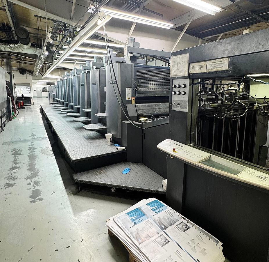 Used 2005 Heidelberg CD102-8+LX hybrid UV