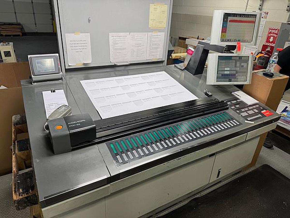 Used 2007 Komori LS-840P+ANILOX COATER