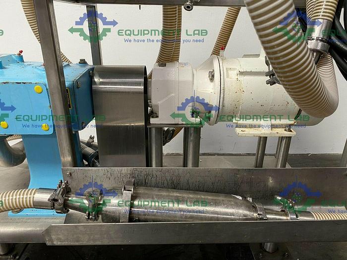 Used Tangential Flow Filtration SS Skid w/ Waukesha 130-U2C Pump & Pall Centrasette