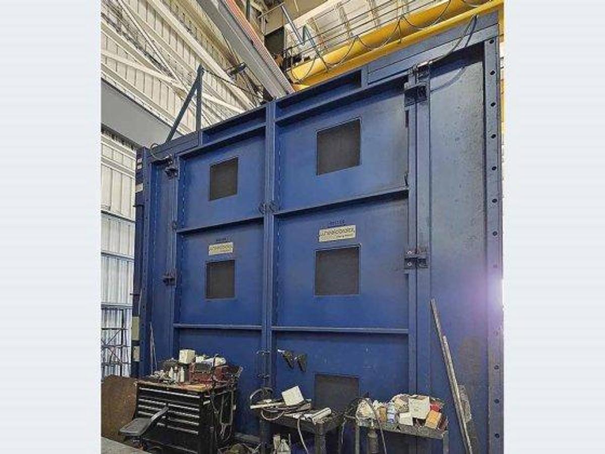 Like new 2016 Wheelabrator ABM 16' x 15' x 30 Blast Room
