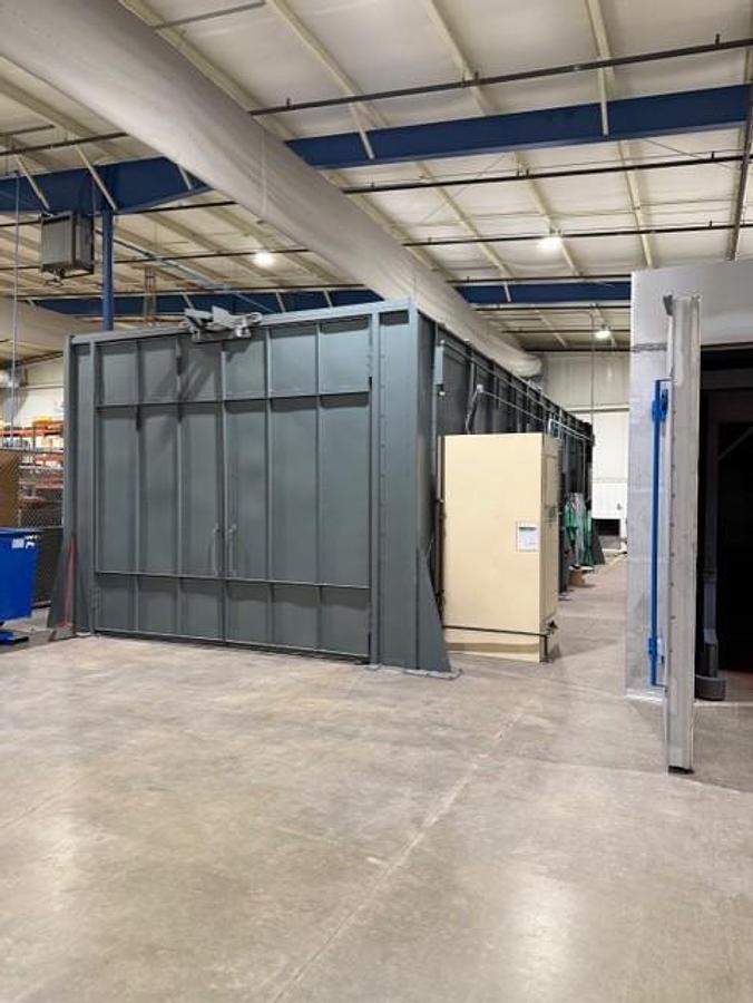 Like new GAT Powder Oven | ROHNER Powder Booth | Empire Abrasive blast booth