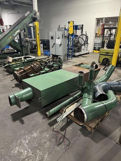 Good Wheelabrator 96" Double Door Swing Table