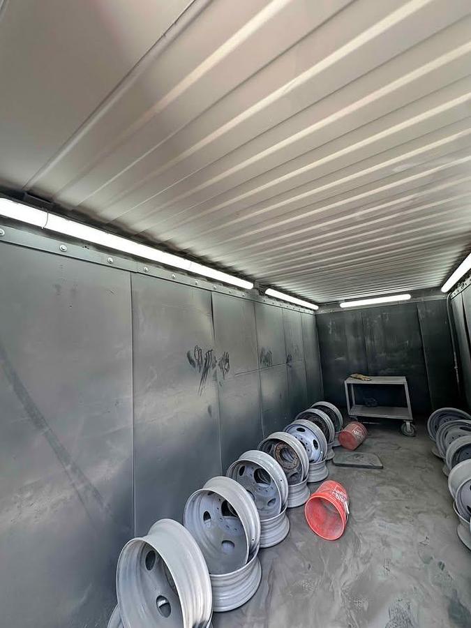 Excellent Outdoor Industrial Sandblasting Setup