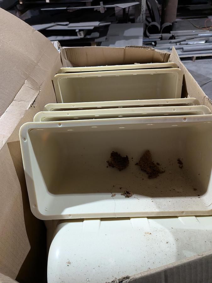 Like new Maxi-Lift Maxi-Tuff AA Cast Nylon Elevator Buckets