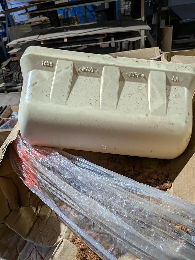Like new Maxi-Lift Maxi-Tuff AA Cast Nylon Elevator Buckets