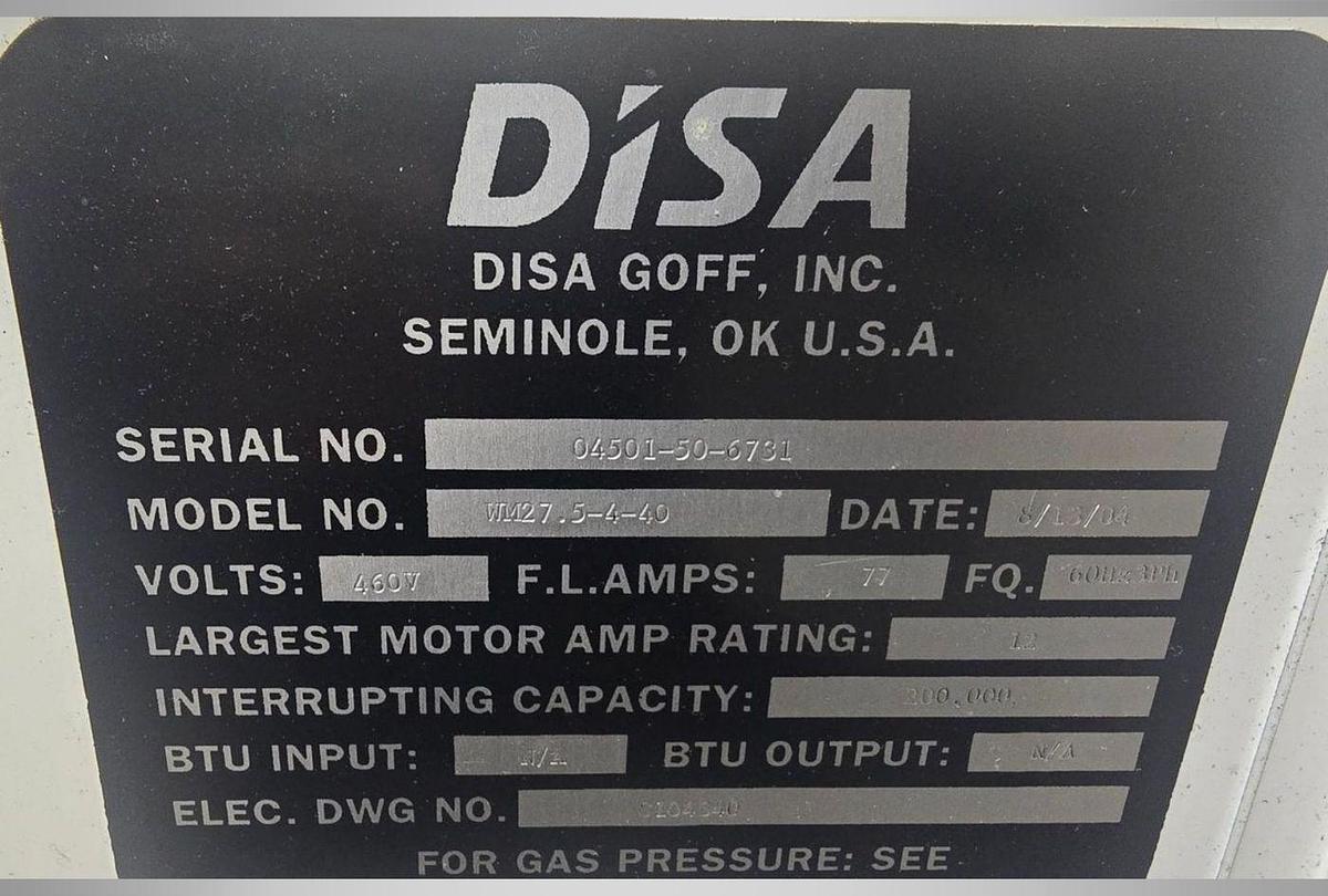 Good 2004 Goff WM27.5-40 #MB 6001