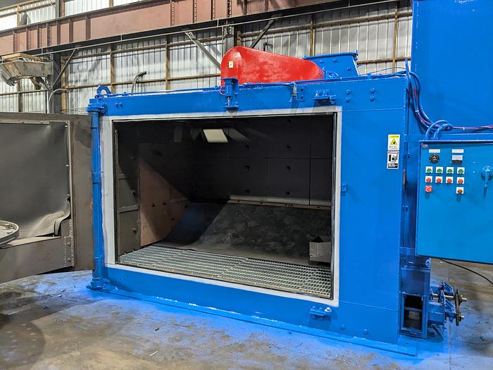 Excellent Wheelabrator 72" Swing Table