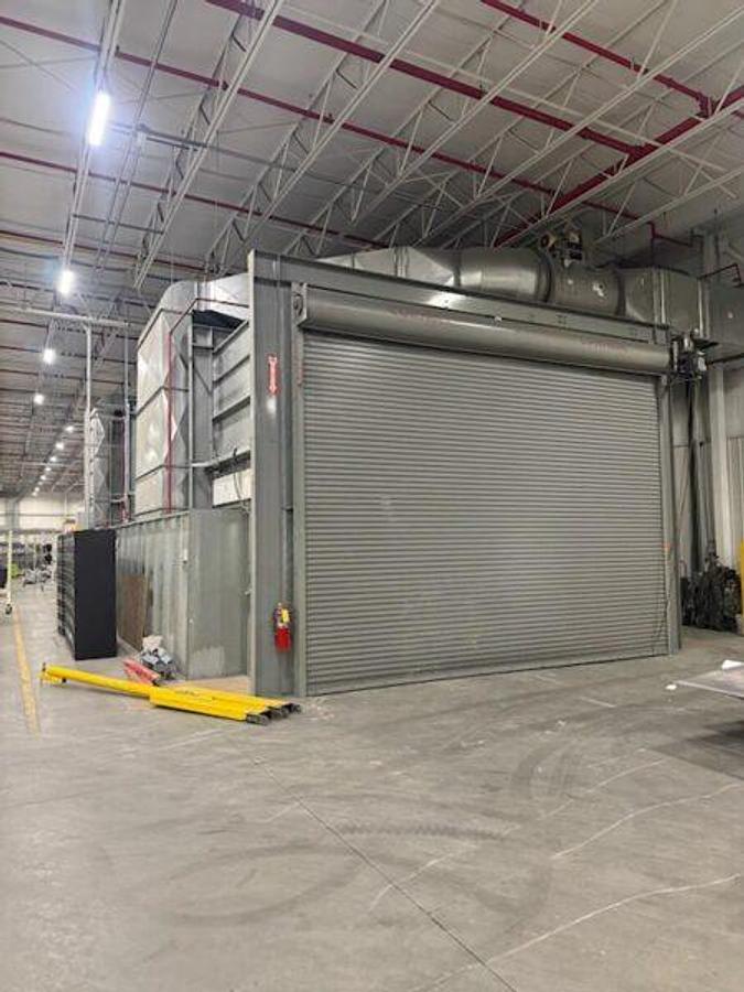 Like new Side-Draft Drive-Through Paint Booth