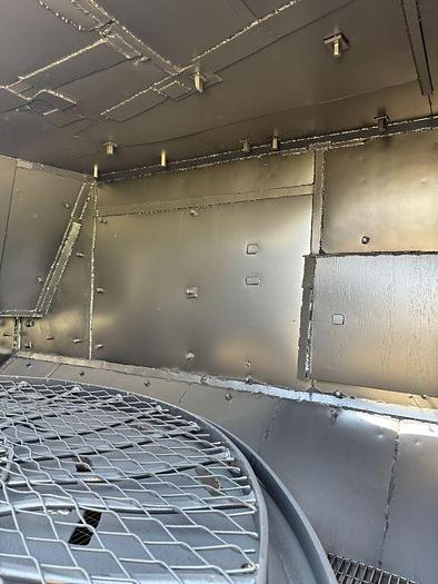 Good Wheelabrator 96" Double Door Swing Table