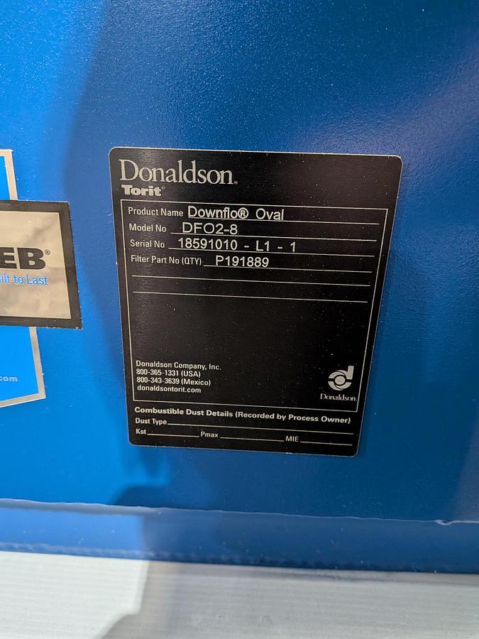 Like new Torit DFO 2-8