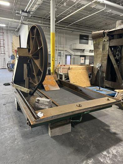 Good Wheelabrator 96" Double Door Swing Table