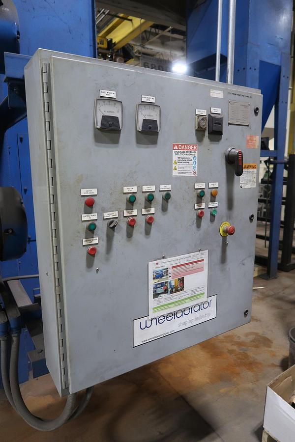 Like new 2012 Wheelabrator 48" Fixed Table