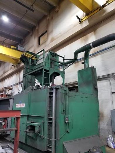 Good Wheelabrator 96" Double Door Swing Table