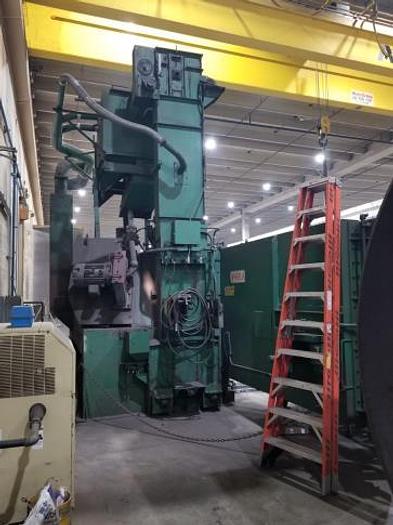 Good Wheelabrator 96" Double Door Swing Table