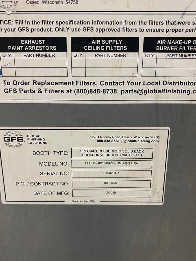 Good 2019 ABS/GFS Blast and Paint Rooms