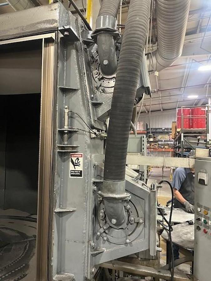 Excellent 2006 Wheelabrator/BCP 6' Fixed Table