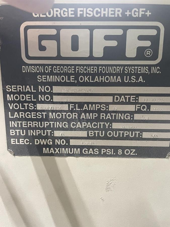Like new 1995 Goff 3BB