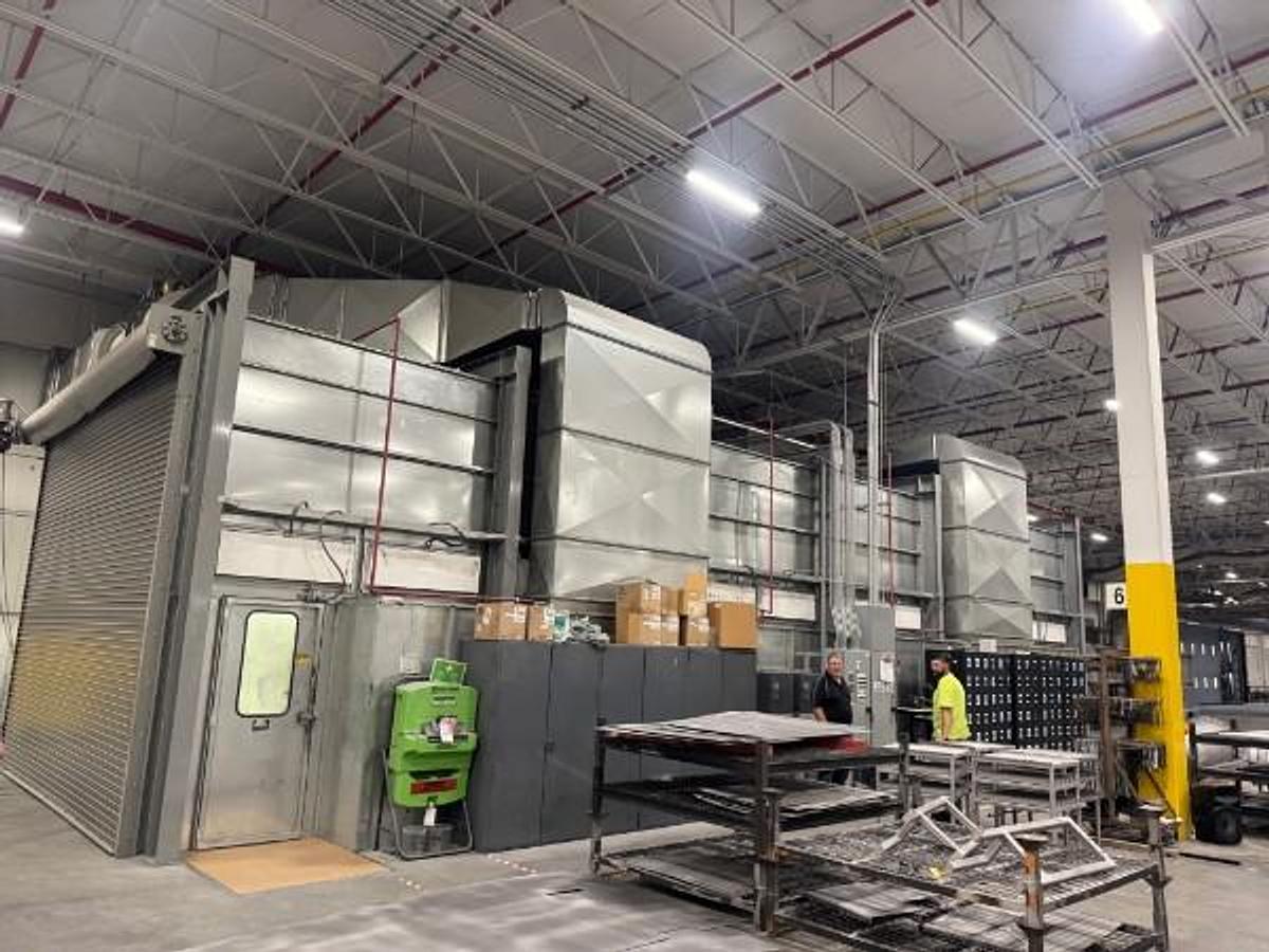Like new Side-Draft  Drive-Through Paint Booth