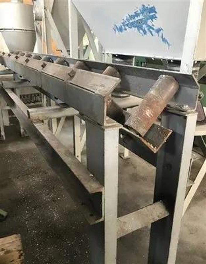 Very good Delong/Innovative Systems Thru-Feed Debur/Blast System