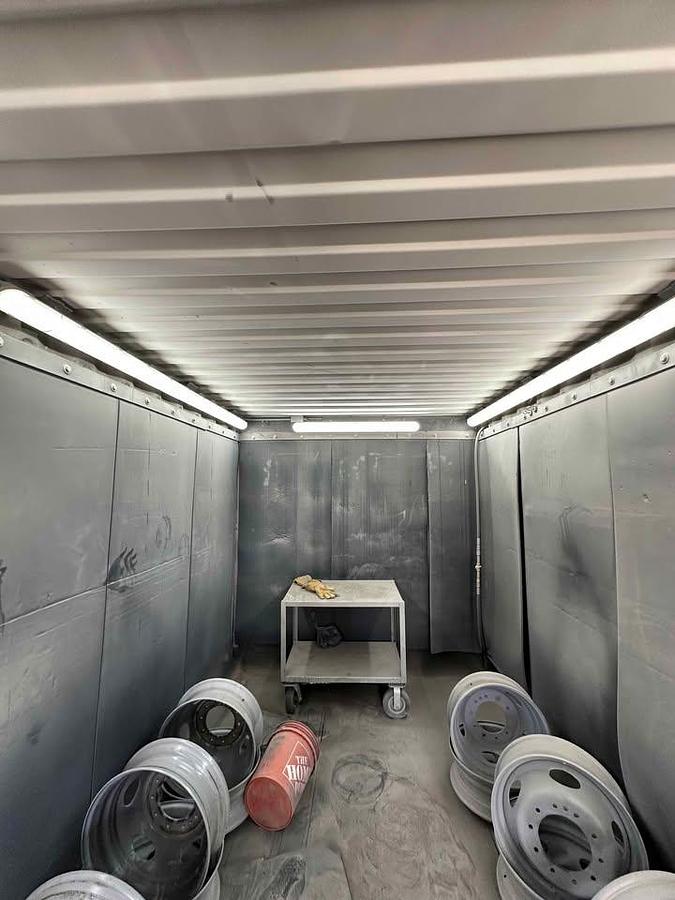 Excellent Outdoor Industrial Sandblasting Setup