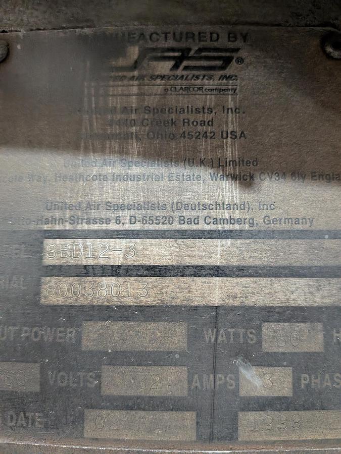 Like new 1999 Dust Hog SBD12-3