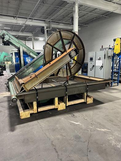 Good Wheelabrator 96" Double Door Swing Table