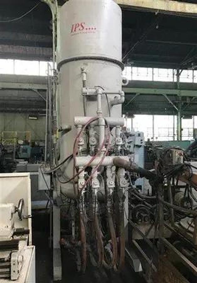 Very good Delong/Innovative Systems Thru-Feed Debur/Blast System