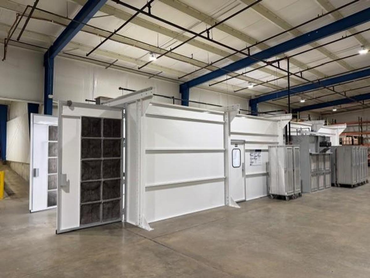 Like new GAT Powder Oven | ROHNER Powder Booth | Empire Abrasive blast booth