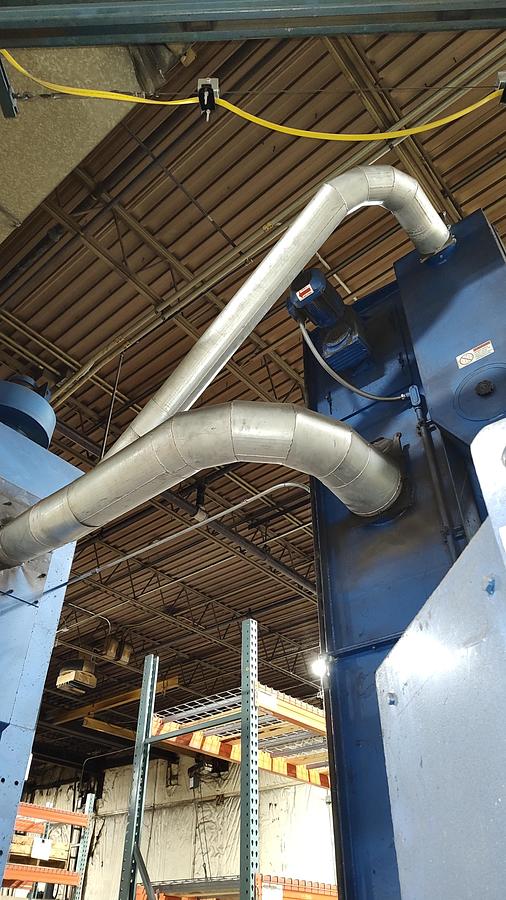 Like new 2012 Wheelabrator 48" Fixed Table