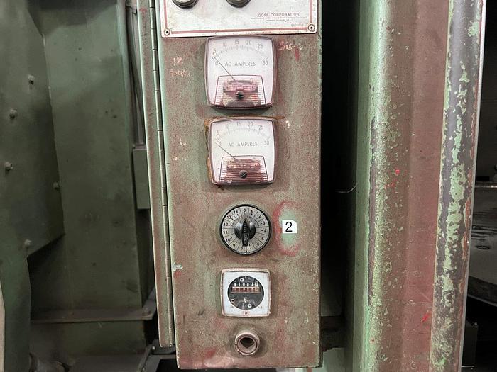 Very good 1984 Goff 72" fixed table