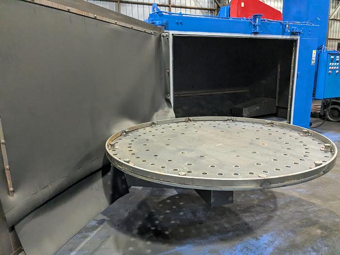 Excellent Wheelabrator 72" Swing Table