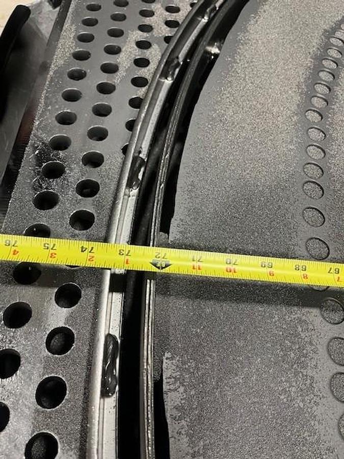 Excellent 2006 Wheelabrator/BCP 6' Fixed Table