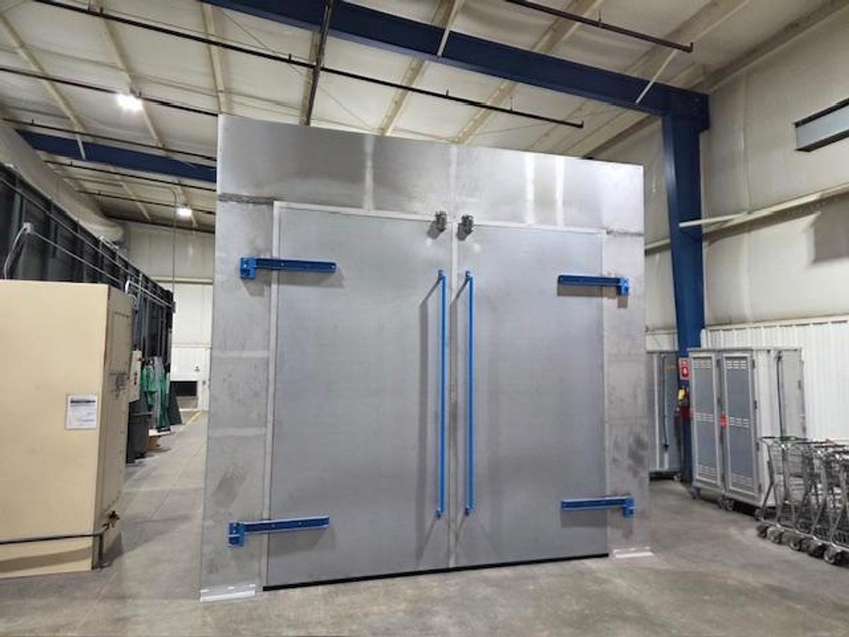 Like new GAT Powder Oven | ROHNER Powder Booth | Empire Abrasive blast booth