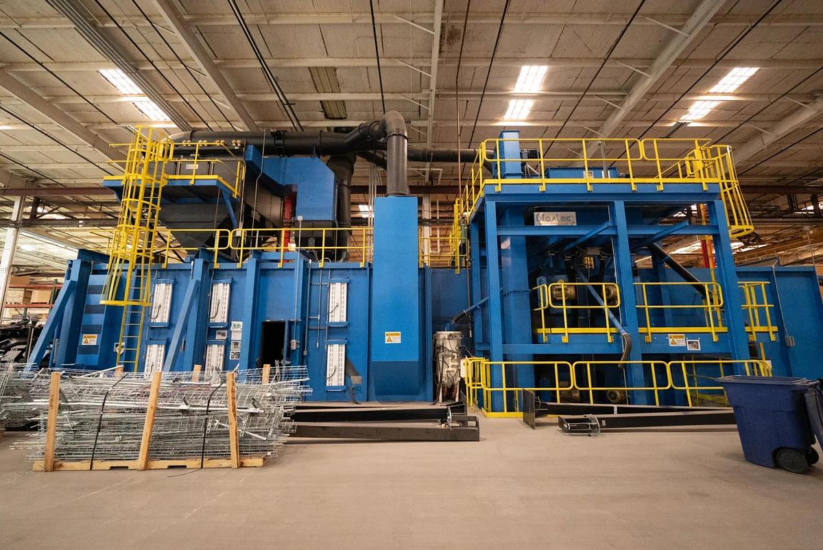 Like new 2015 Blastec 6' x 6' Rail Car Pass through